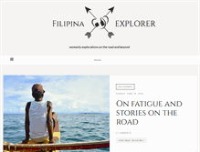 Tablet Screenshot of filipinaexplorer.com